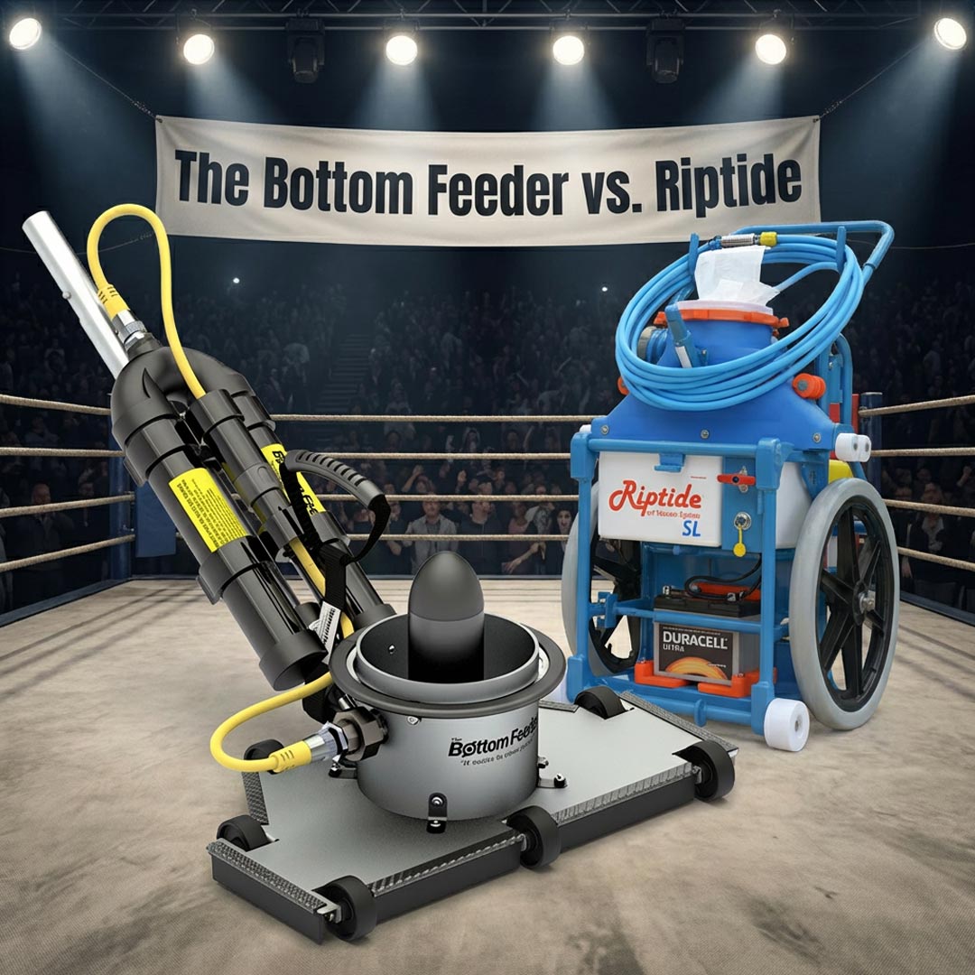 Why The Bottom Feeder Pool Vacuum Has Advantages Over Riptide Vac Systems