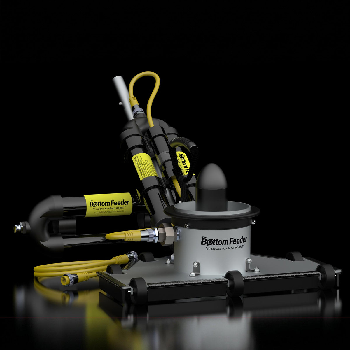 The Bottom Feeder Cordless Battery Powered Pool Vacuum w/extra Battery Kit